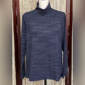 CROFT & BARROW BLUE TURTLENECK - SZ X-LARGE